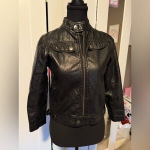 Urban Republic Black Leather Jacket